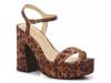 Xilka Sandal Brown & Black Leopard Print view