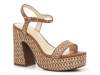 Xilka Sandal Natural Brown/Mulitcolor Synthetic & Fabric view
