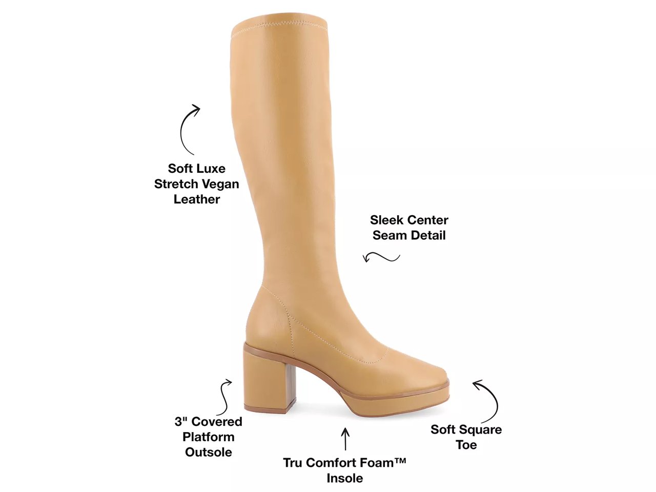 Alondra Wide Calf Platform Boot