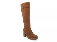 Letice Extra Wide Calf Platform Boot Dark Brown view