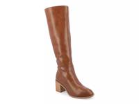Romilly Extra Wide Calf Boot Brown Synthetic view