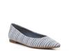 Rhonda Ballet Flat Blue/White Stripe view