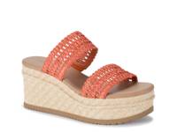 Sophie Wedge Sandal Orange view