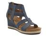 Truly Wedge Sandal Navy view