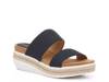 Cara Wedge Sandal Navy view