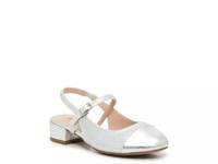 Belinda Slingback Pump - Kids' Silver Metallic view