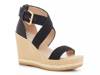 Cali Wedge Sandal Black/Tan view