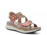 Brissa Sandal Grey/Multicolor Butterfly Floral Print view