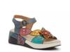 Lylie Sandal Blue/Multicolor view