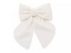 Textured Bow Hair Clip Ivory view