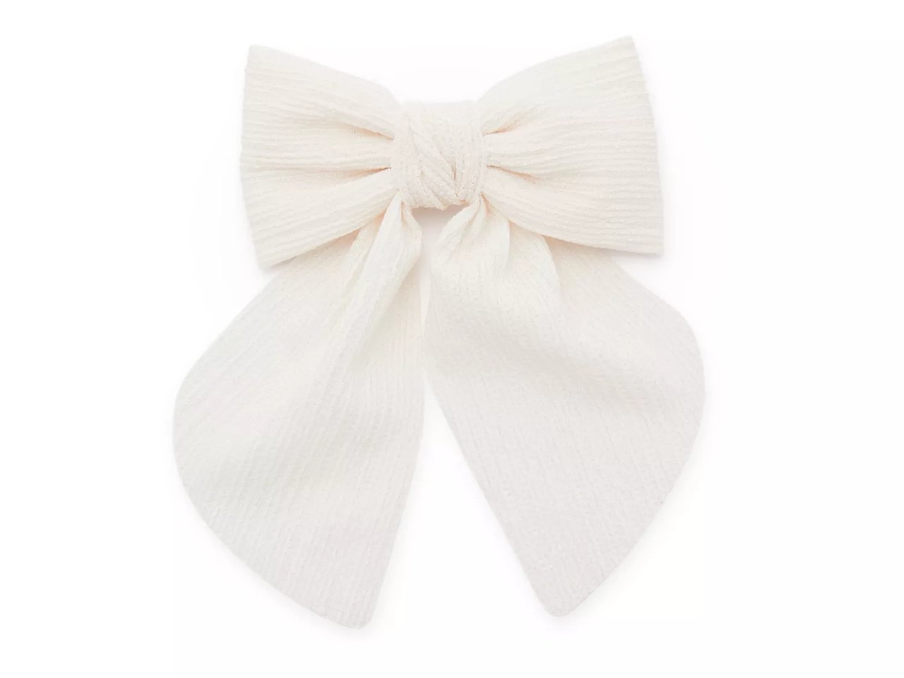 Textured Bow Hair Clip