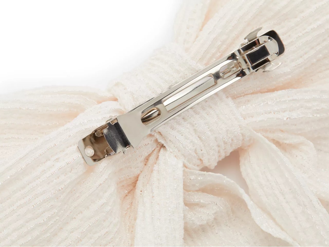 Textured Bow Hair Clip