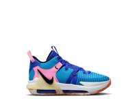 LeBron Witness 7 Basketball Sneaker - Kids' Blue/Multicolor view