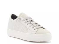 Thea Sneaker - Women's Light Grey/Taupe/Iridescent Scales Collar view