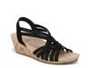 Mallory Wedge Sandal Black view
