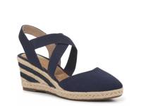 Saige Wedge Sandal Navy view