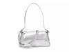 Mirrored Metallic Shoulder Bag Silver Metallic view