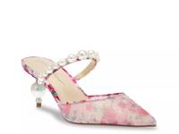 Zane Mule Pink Floral Print view