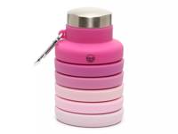 Collapsible Water Bottle Pink Ombre view