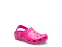 Classic Neon Highlighter Clog - Kids' Pink view