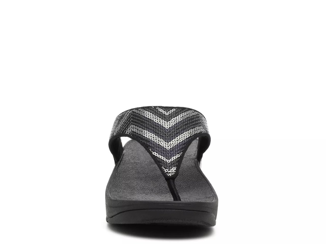 Lulu Sequin Wedge Sandal
