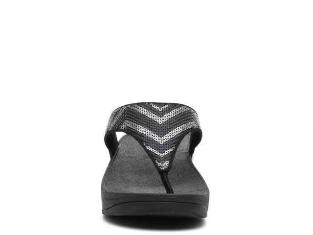 Lulu Sequin Wedge Sandal