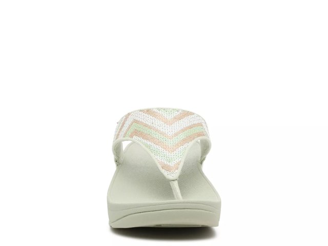 Lulu Sequin Wedge Sandal