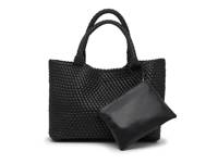 Woven Tote & Wallet Black view
