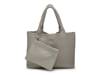 Woven Tote & Wallet Pewter Metallic view