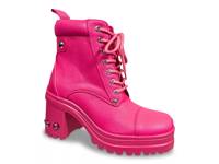 Thunder Platform Bootie Fuchsia view