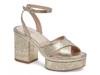 Laisha Platform Sandal Platinum Metallic view