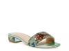 Gaby Sandal Mint Green Floral Print view