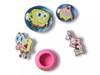 Spongebob Bubble Jibbitz Set - 5-Pack White/Multicolor view