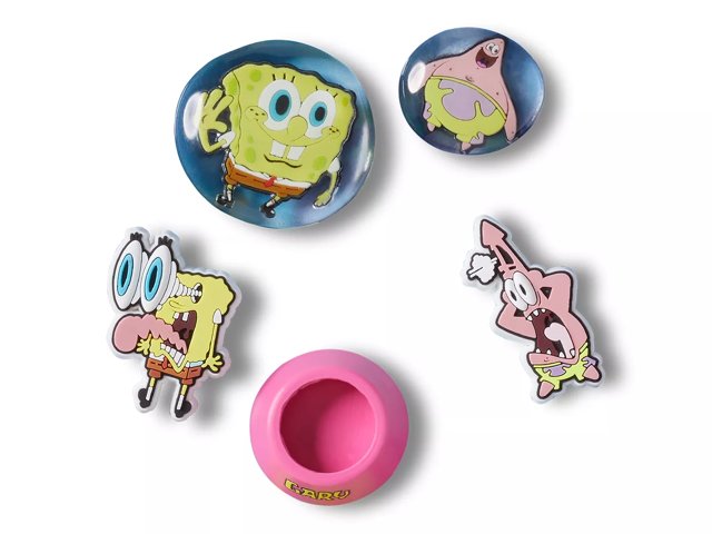 Spongebob Bubble Jibbitz Set - 5-Pack