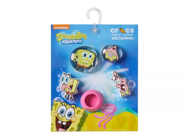 Spongebob Bubble Jibbitz Set - 5-Pack