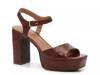 Teemara Sandal Wine Croc Print view