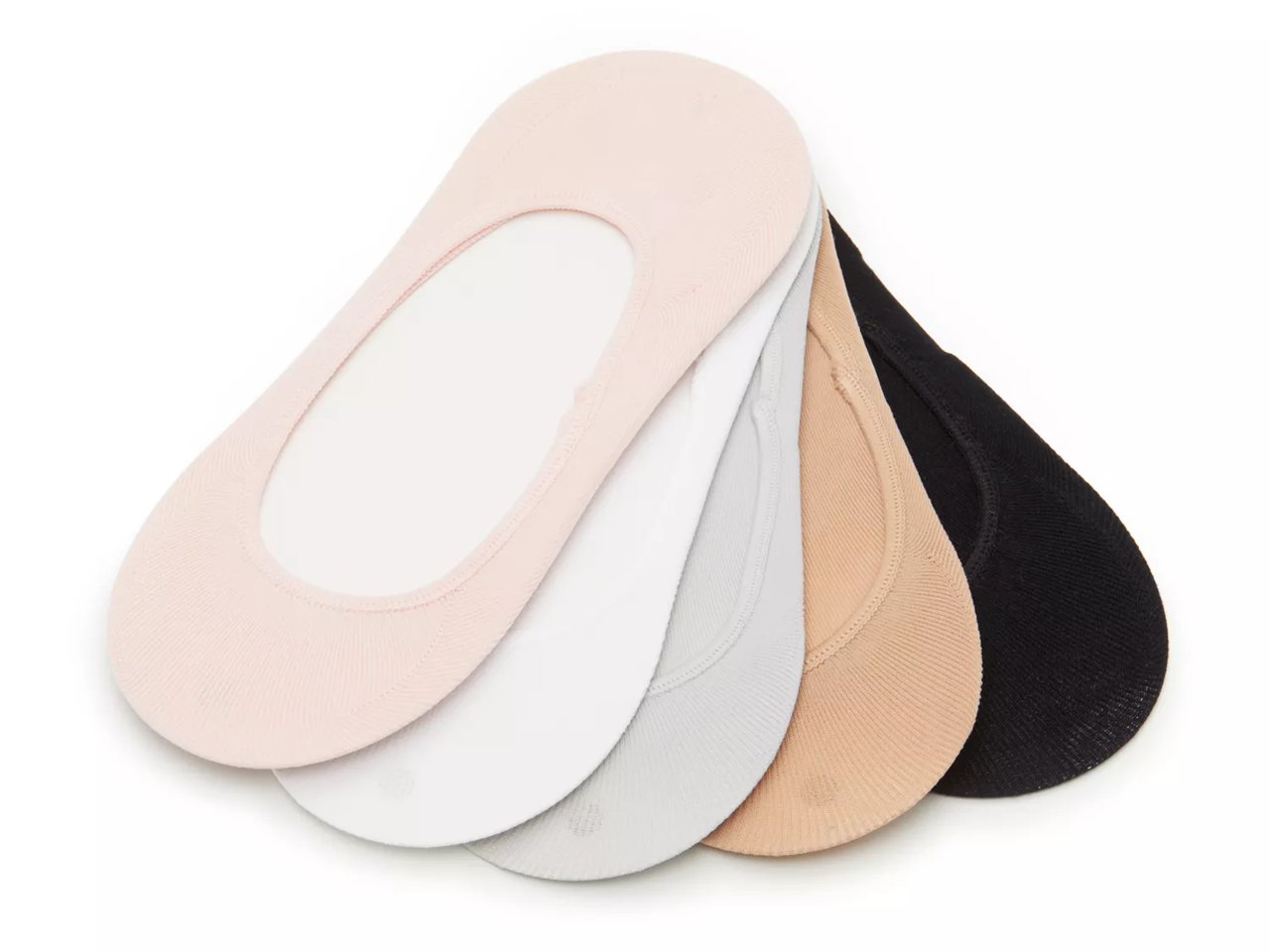 Microfiber No Show Liners - 5 Pack