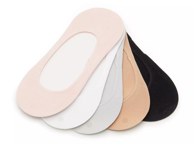 Microfiber No Show Liners - 5 Pack