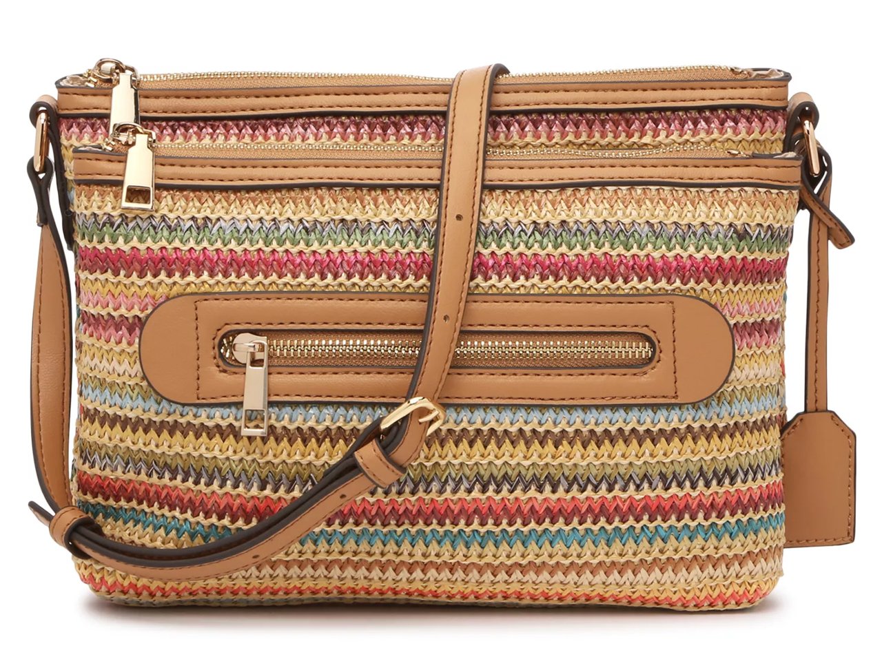Rainbow Stripe Crossbody Bag