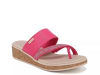 Bora Bright Wedge Sandal Magenta view