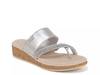 Bora Bright Wedge Sandal Silver view