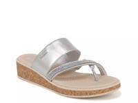 Bora Bright Wedge Sandal Silver view