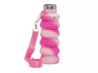 Collapsible 17-Oz. Water Bottle Pink Tie Dye view