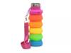 Collapsible 17-Oz. Water Bottle Multicolor Rainbow view