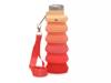 Collapsible 16.9-Oz. Water Bottle Coral/Orange/Multicolor Ombre view