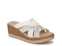 Reign Wedge Sandal Sugar White view