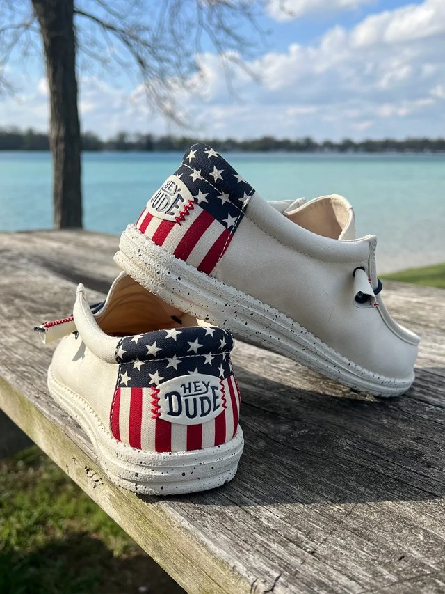 HEYDUDE Wally Americana Slip-On - Men's - Free Shipping | DSW
