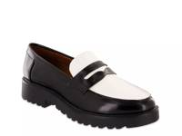 Hali Penny Loafer Black/White view