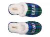 Mama Bear Scuff Slipper Navy Plaid Print view