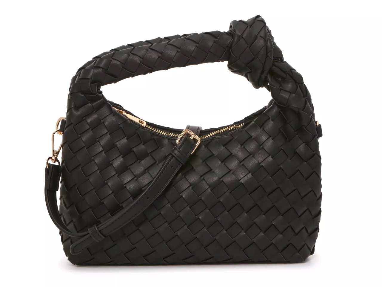 Woven Knotted Hobo Bag